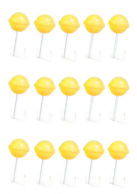 lízátka kulatá - 8 kusů